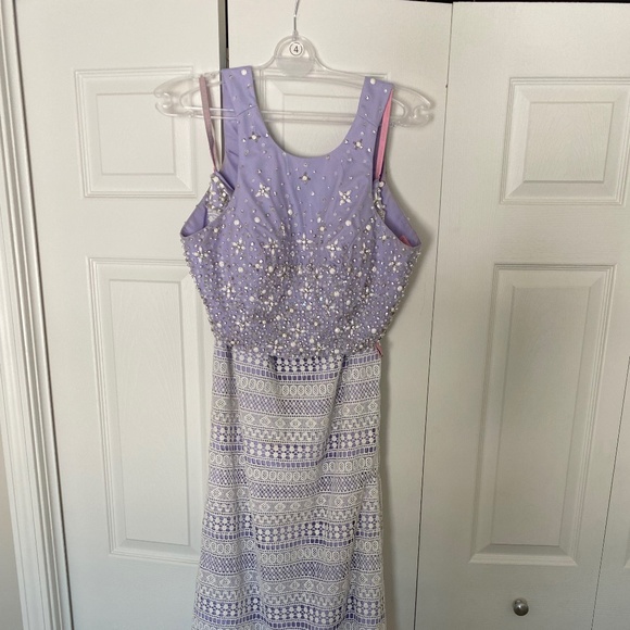 Dresses & Skirts - Two Piece Purple Prom Dress Size 8